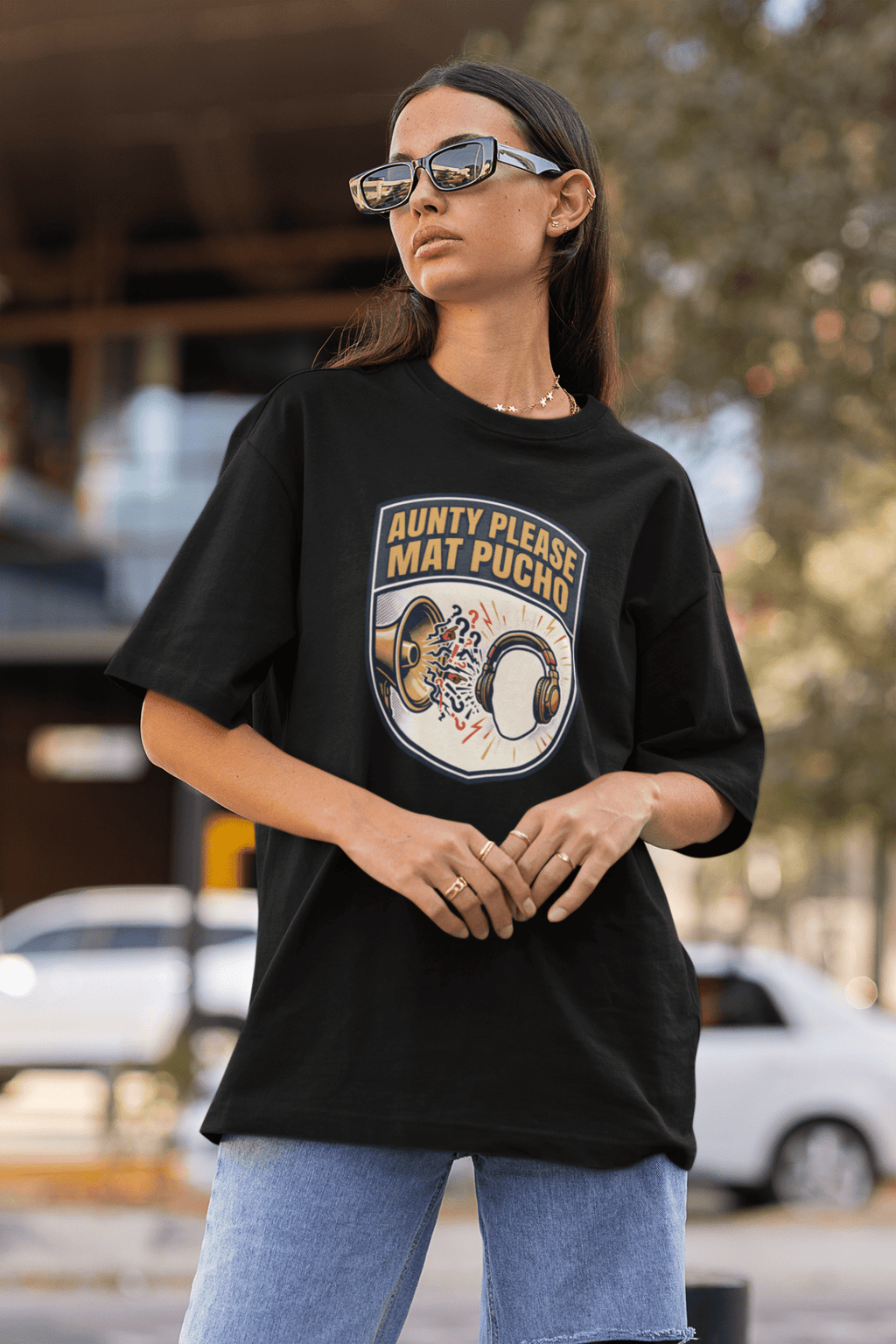 Aunty Please Mat Pucho – Classic Tee - Vipaniq