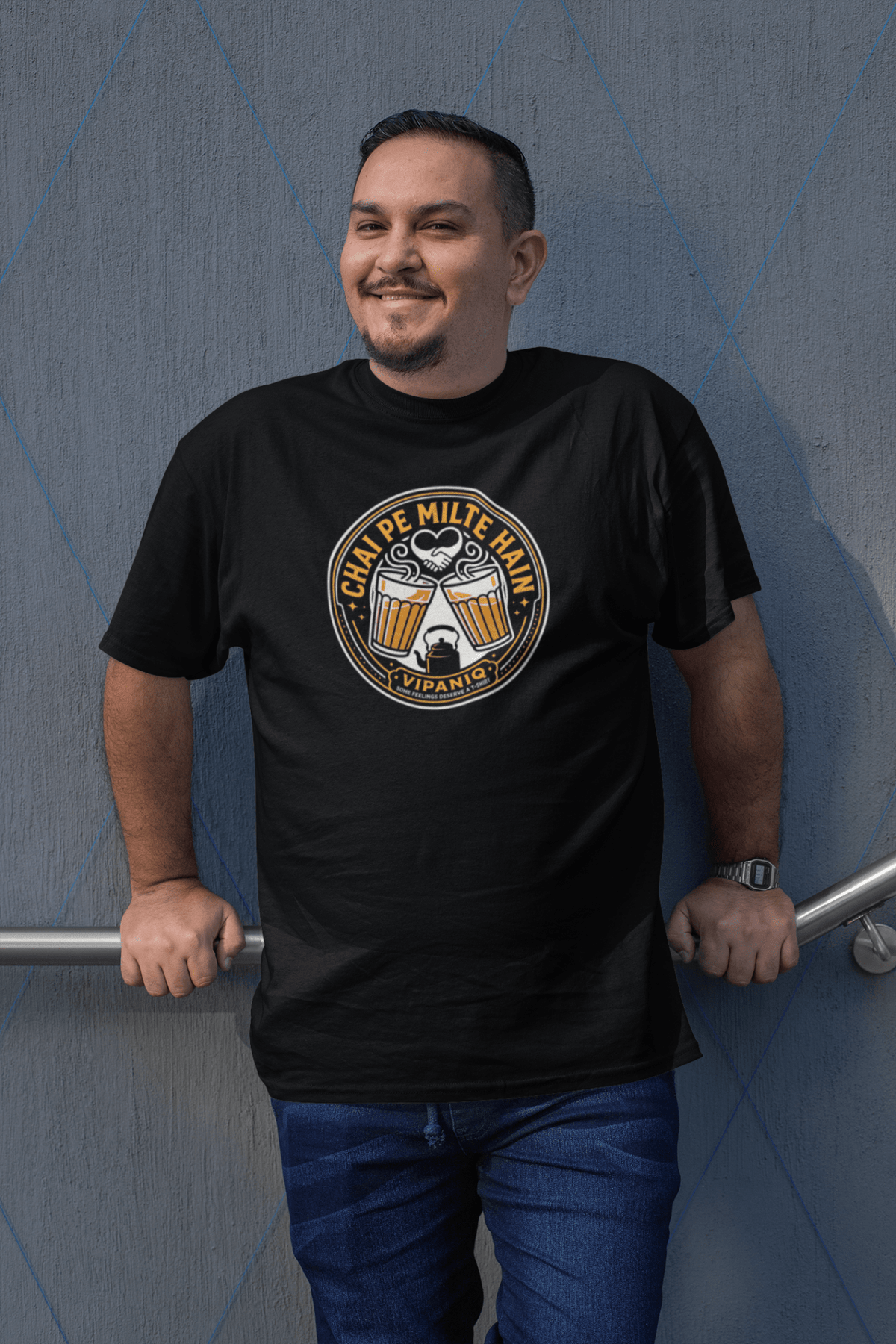 Chai Pe Milte Hain – Classic Tee - Vipaniq