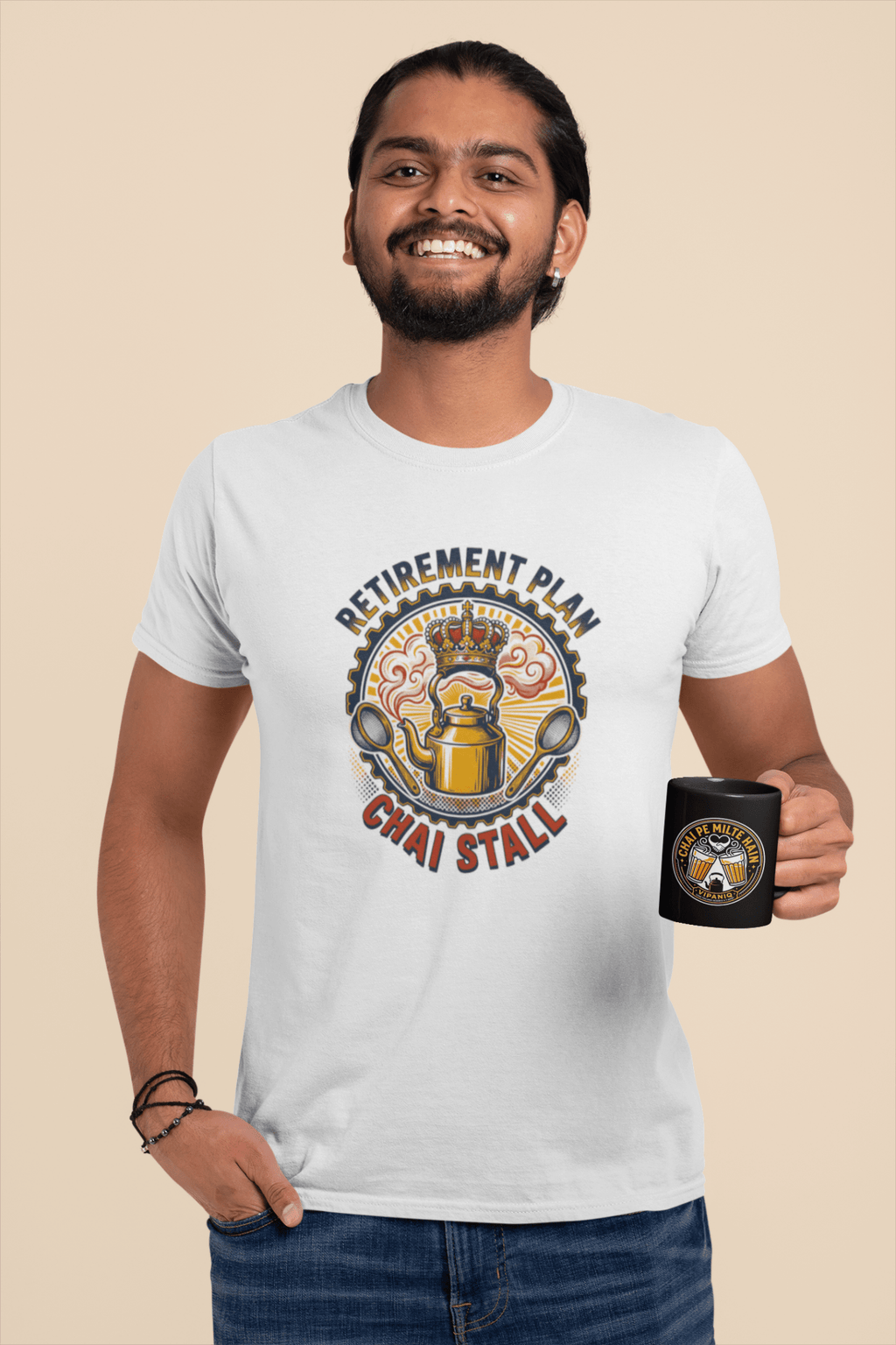 Retirement Plan Chai Stall – Classic Tee - Vipaniq
