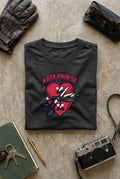 Vipaniq Kata Phir Se Classic T-Shirt in Charcoal Melange – flat lay