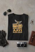 Vipaniq Salary Aayi Aur Gayi Classic T-Shirt in Black – flat lay