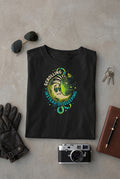 Vipaniq Scrolling Instead Of Sleeping Classic T-Shirt in Black – flat lay