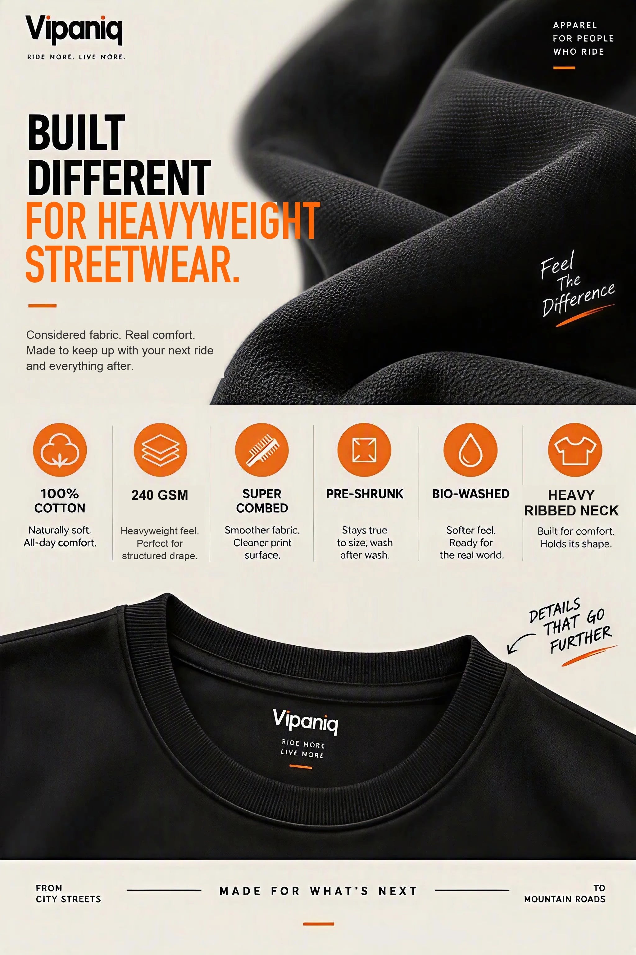 VIPANIQ Heavyweight Cotton - Structured Drape