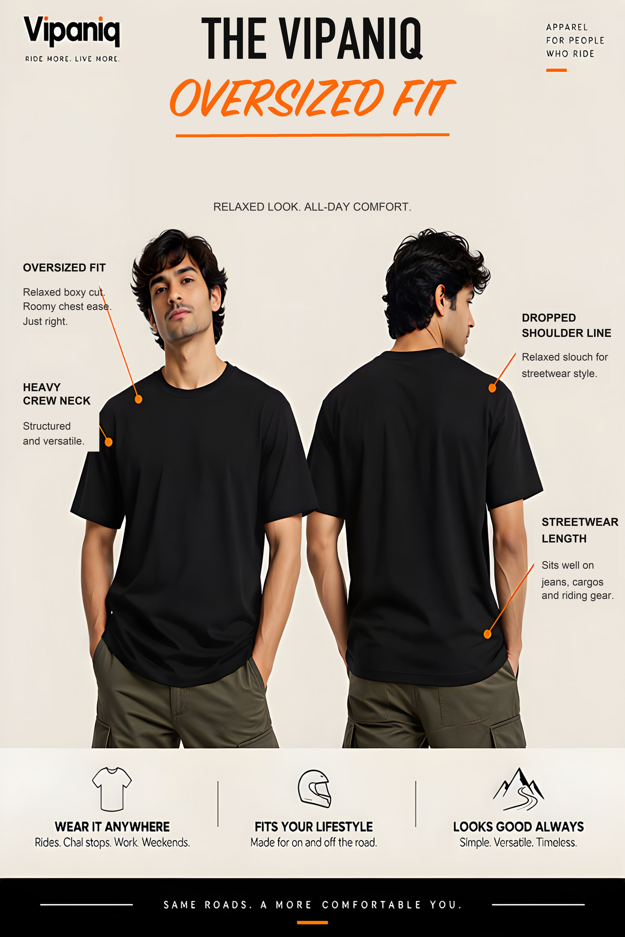 The VIPANIQ Oversized Fit Guide - Dropped Shoulder & Streetwear Cut